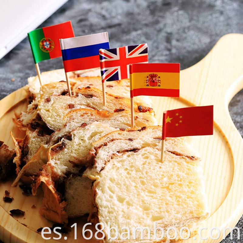 Bread decoration flag sticks